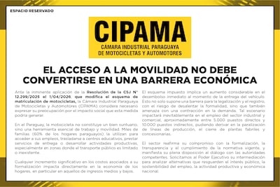 El acceso a la movilidad no debe convertirse en una barrera económica, dice CIPAMA.