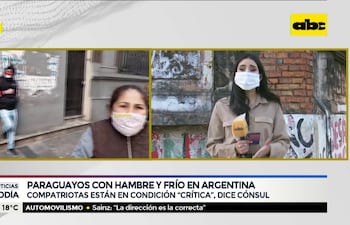 Paraguayos, con hambre y frío en Argentina