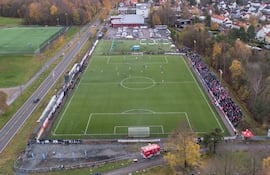KFUM Arena, coliseo ubicado en Ekeberg (Oslo), hogar al KFUM, club involucrado en el escándalo de supuesto amaño de partidos en Noruega.