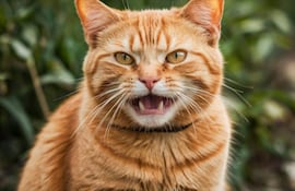 Agresividad en gatos, imagen ilustrativa.