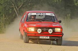 Esteban Gauto y Michael Meier, con este VW Passat de 1981, fueron los vencedores de la última edición del GP del Paraguay (2024).