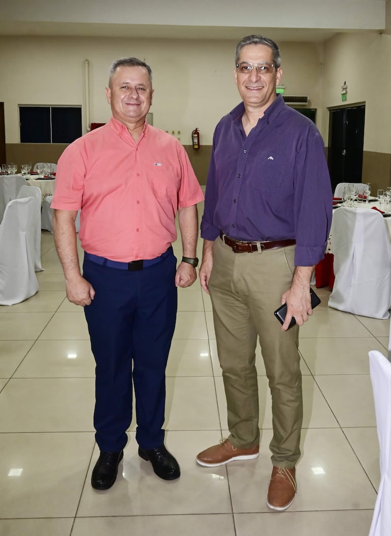 Dr. Damacio López y Dr. Félix Aranda.