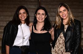 Anita González, Andrea Ferreira y Pamela Robledo.