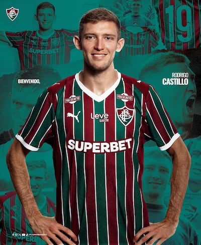 Rodrigo Castillo, nuevo futbolista del Fluminense.
