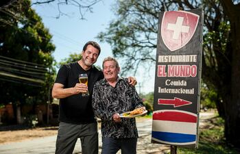 Matheus Caffarena en su recorrido culinario.