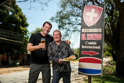 Matheus Caffarena en su recorrido culinario.