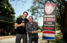 Matheus Caffarena en su recorrido culinario.