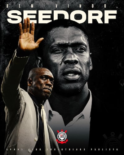 Clarence Clyde Seedorf (50 años), nuevo director técnico del Corinthians.