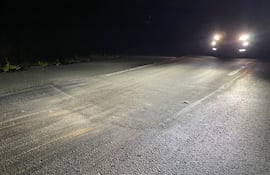 El Cuerpo de Bomberos Voluntarios de Concepción emitió un comunicado en el que advierten sobre peligroso desnivel en ruta PY22.