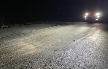 El Cuerpo de Bomberos Voluntarios de Concepción emitió un comunicado en el que advierten sobre peligroso desnivel en ruta PY22.