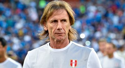 Ricardo Gareca, seleccionador de Perú