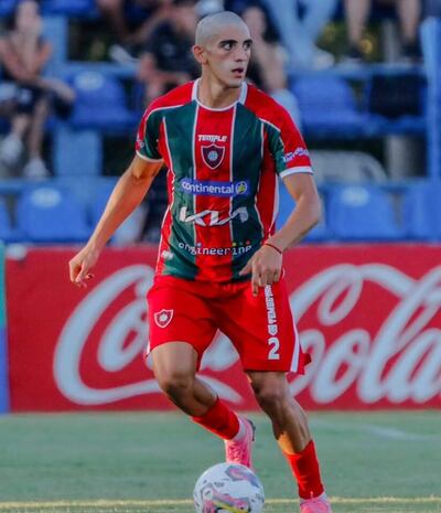 Líder David Cáceres Coronel (20 años), defensor del Atlético Tembetary.