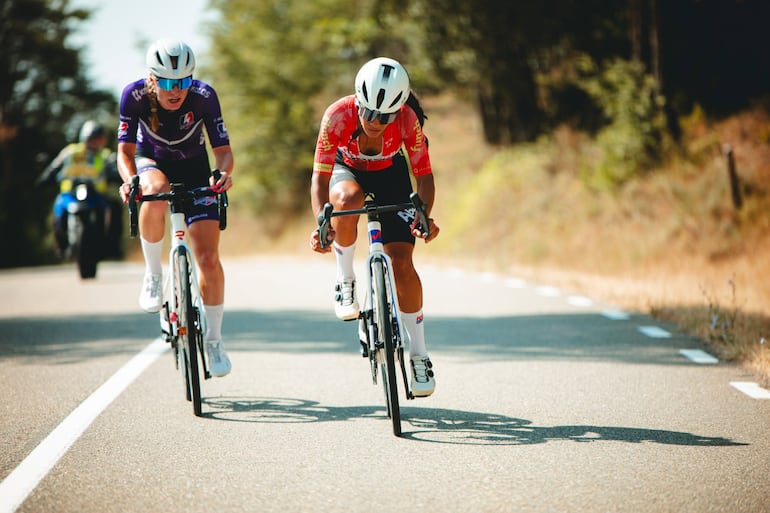 Agua Marina es una de las representantes más fuertes del ciclismo paraguayo que buscará la clasificación a Los Ángeles 2028.