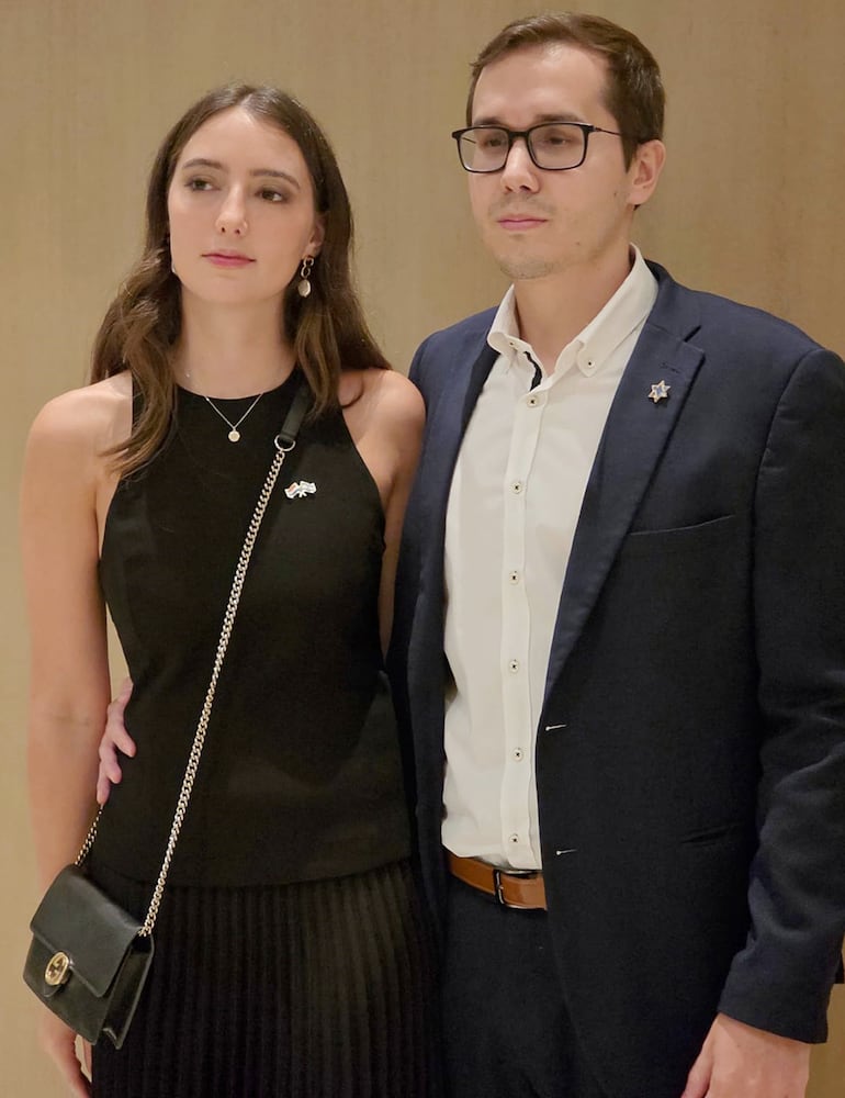 Sofia Scuartzman y Sebastian Ortiz.