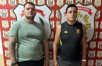 Los dos sospechosos quedaron a disposición del Ministerio Público.
