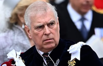 Andrés Mountbatten-Windsor, hermano del rey británico Carlos III. Le fue retirado el título de príncipe.