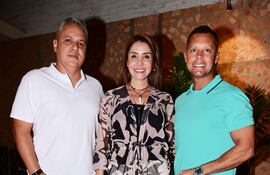 Fernando Escobeiro, Rosmary Rodríguez y Raúl Fanego.