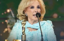 La emblemática Mirtha Legrand ganó un nuevo Martín Fierro, el número 27 de su carrera.