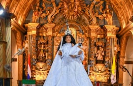 Desde esta tarde inician los preparativos de la serena a la Virgen de la Candelaria de Capiatá.