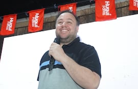 Hugo Farías, pre candidato a intendente por el cartismo en Luque.