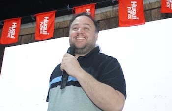 Hugo Farías, pre candidato a intendente por el cartismo en Luque.