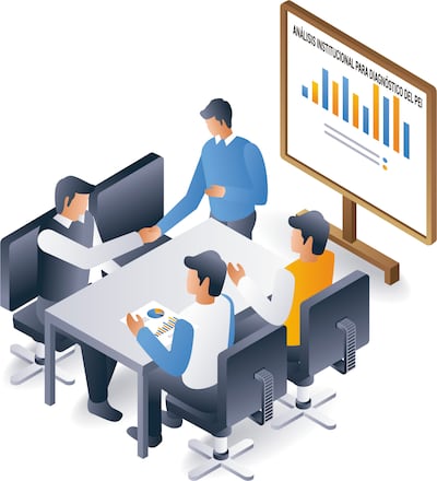 Técnicas de análisis institucional
para diagnóstico del PEI