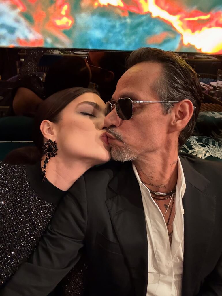 ¡Siempre enamorados! Nadia Ferreira y Marc Anthony.
