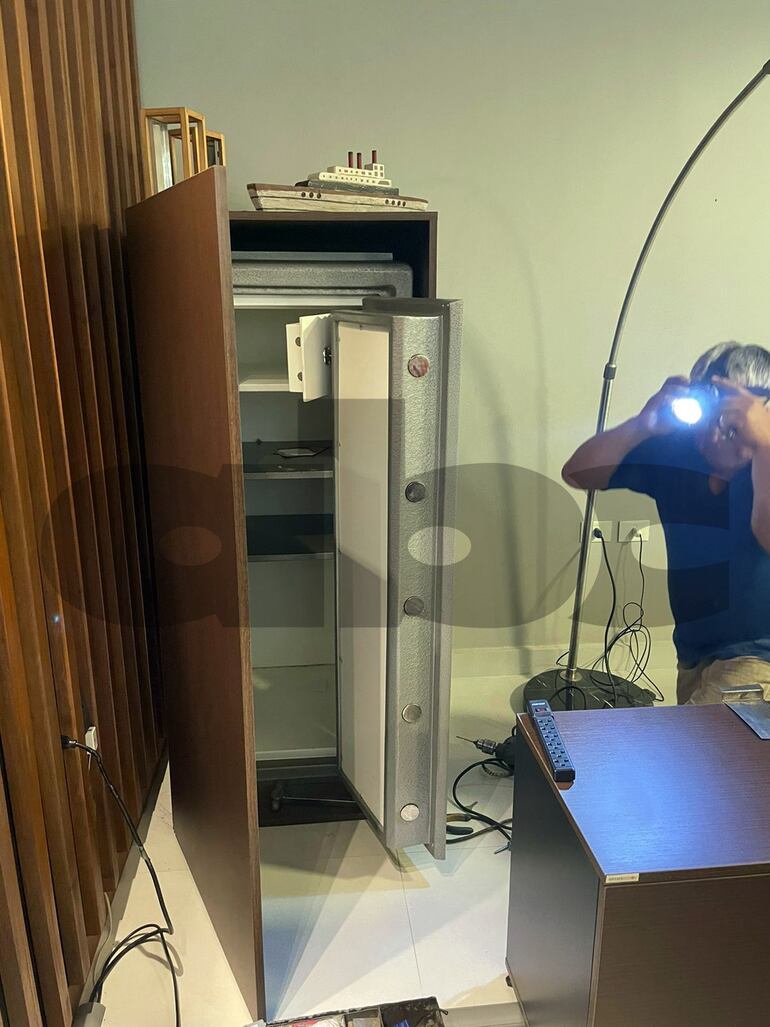 Las cajas fuertes que fueron ofrecidas por el Ministerio Público estaban vacías.