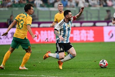 Lionel Messi tuvo un gran partido ante Australia