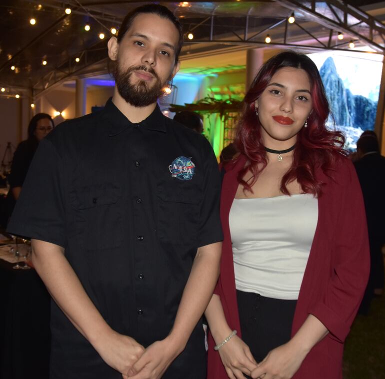 Fabian Ávalos y Rebeca Cristaldo.