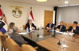 Comisión Especial que investiga la mafia de los pagarés. Foto Gentileza.