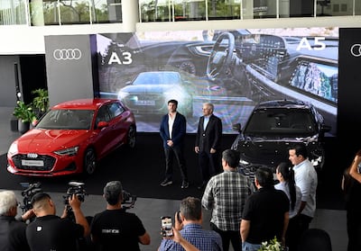 Alan y Miguel Carrizosa presentaron los Audi A3 y A5.