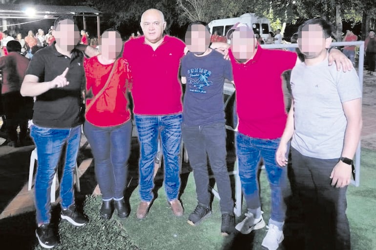 SETIEMBRE 2025. Fiesta por el aniversario del Partido Colorado en el lugar de arresto de Ñoño.