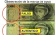 billetes falsos policía