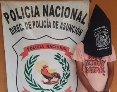 Este hombre con frondosos antecedentes fue aprehendido tras cometer un robo agravado.