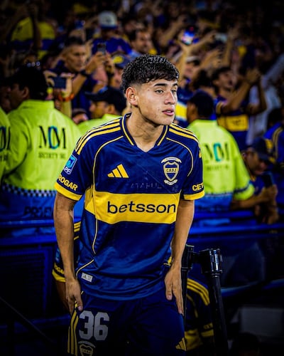 Tomás Aranda, actual "10" de Boca Juniors, demostró un alto nivel en la serie de octavos de final contra Recoleta FC.