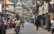 Civiles en Freetown, Sierra Leona.