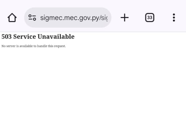 Hasta el lunes seguían los reportes de docentes por fallas para acceder al Sigmec.