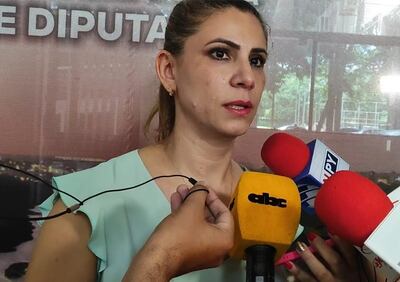 Roya Torres apareció esta mañana en la oficina parlamentaria y anunció la renuncia de su hijo.