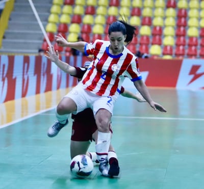 "Vero" Vallejos puso el 3-1 a favor de las albirrojas, para sumar su segundo triunfo en por el Grupo A de la Copa América "Brasil 2025". clasificatorio al Mundial de Filipinas.