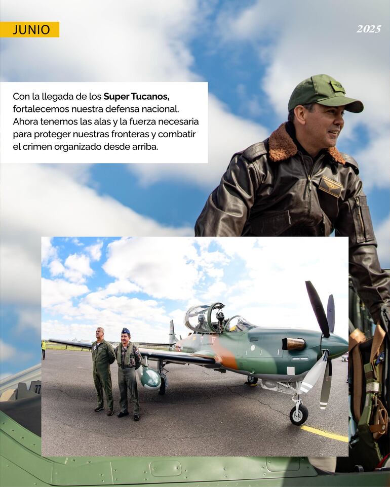 El resumen del 2025 hecho por el Gobierno de Santiago Peña en redes sociales.