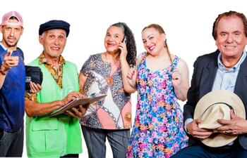 El elenco que subirá a escena con Karai Eulogio, a partir de este viernes.
