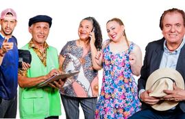 El elenco que subirá a escena con Karai Eulogio, a partir de este viernes.