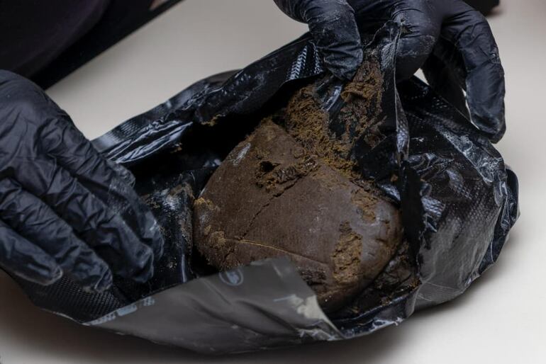 Hallan marihuana de alta potencia en cajas de encomiendas que vinieron de Estados Unidos, en tres formatos distintos.