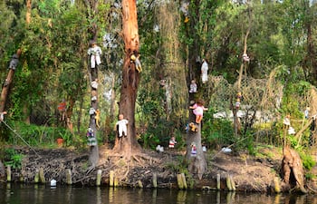 Isla de las Muñecas, Xochimilco, México.