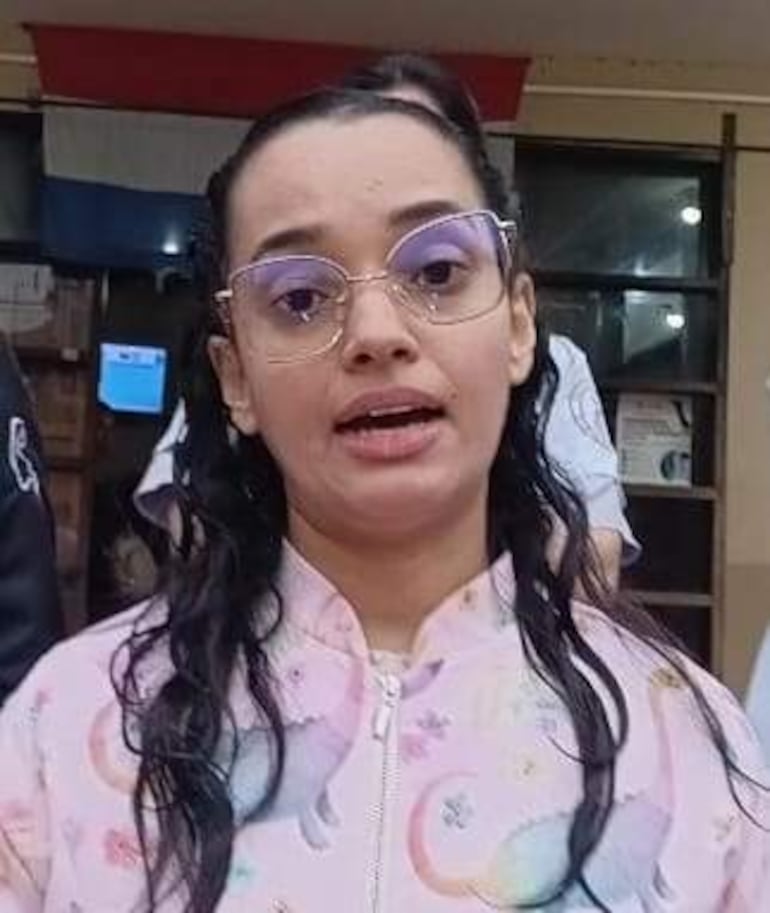 La doctora Mirta López, médica pediatra del Hospital de Carapeguá.