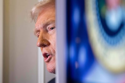 Donald Trump, presidente de los Estados Unidos.