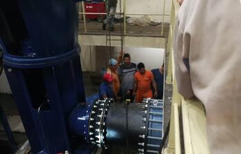 El cambio de la bomba de agua requirió al menos 3 días de trabajo.