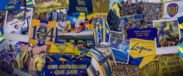 Composición gráfica del departamento de prensa del Sportivo Luqueño para la ilustración del aniversario 104 de la institución.