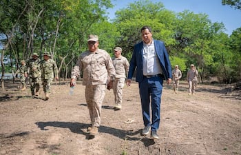 José Molinas (de saco), intendente interino de Mariscal Estigarribia, Boquerón.